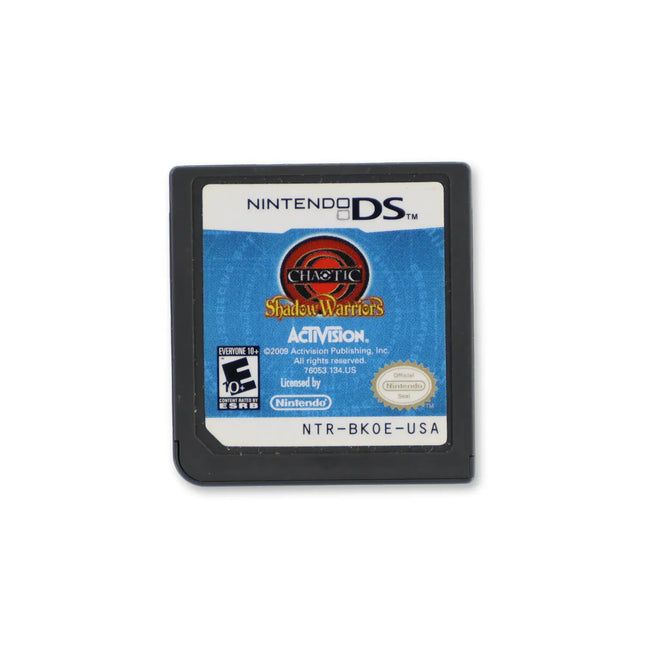 Chaotic: Shadow Warriors for Nintendo DS - Cartridge front with label - Game only.