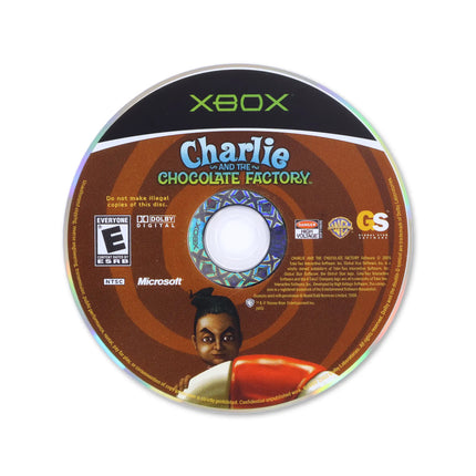 Charlie and the Chocolate Factory for Microsoft Xbox - Disc front with label - Game only.