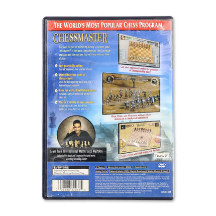 Chessmaster for Sony PlayStation 2 - Case back cover - Product gallery.