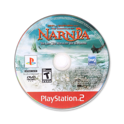 Chronicles of Narnia Lion Witch and the Wardrobe [Greatest Hits] for Sony PlayStation 2 - Disc front with label - Game only.