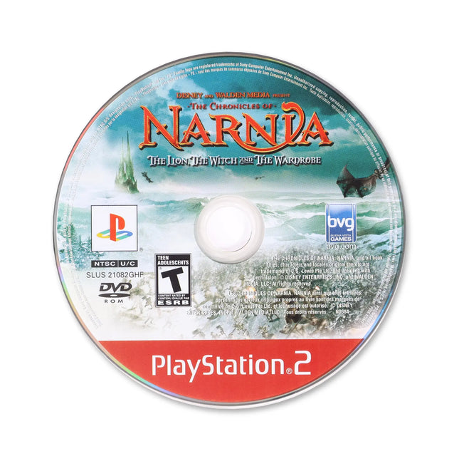 Chronicles of Narnia Lion Witch and the Wardrobe [Greatest Hits] for Sony PlayStation 2 - Disc front with label - Game only.