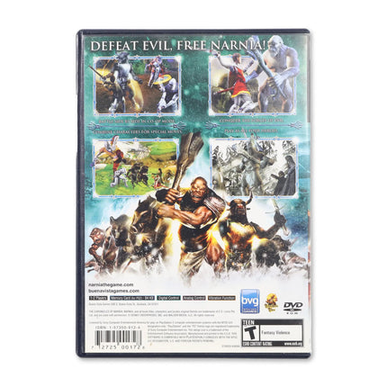 Chronicles of Narnia Lion Witch and the Wardrobe for Sony PlayStation 2 - Case back cover - Product gallery.