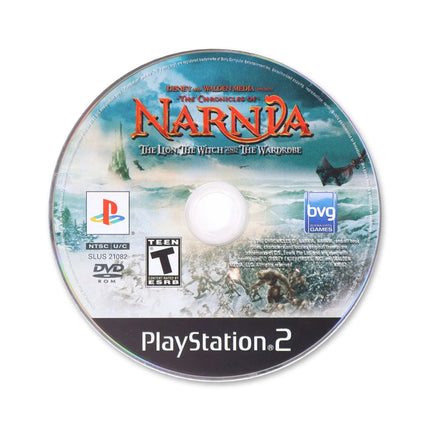 Chronicles of Narnia Lion Witch and the Wardrobe for Sony PlayStation 2 - Disc front with label - Game only.