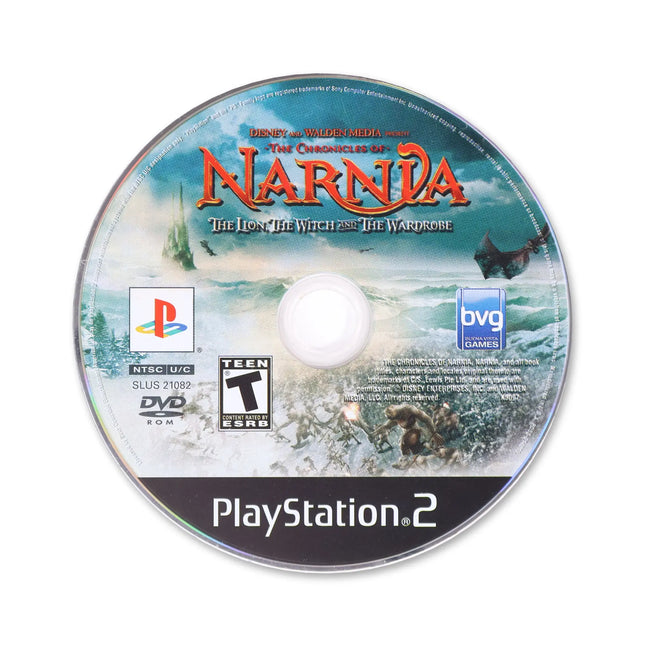 Chronicles of Narnia Lion Witch and the Wardrobe for Sony PlayStation 2 - Disc front with label - Game only.