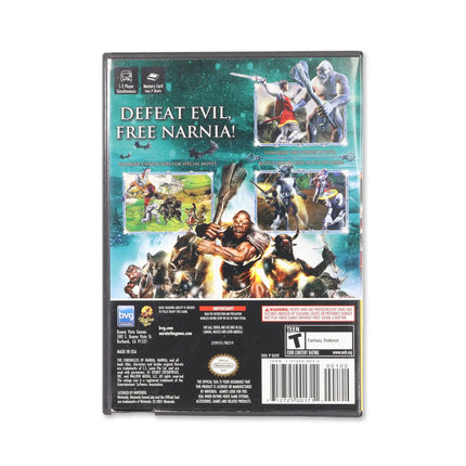 Chronicles of Narnia Lion Witch and the Wardrobe [Player's Choice] for Nintendo GameCube - Case back cover - Product gallery.