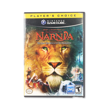 Chronicles of Narnia Lion Witch and the Wardrobe [Player's Choice] for Nintendo GameCube - Case front cover - Complete in box or case and game.