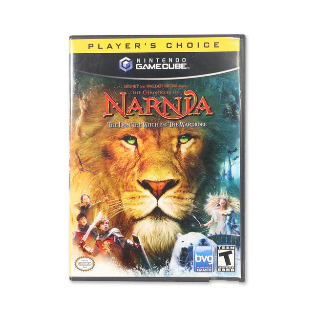 Chronicles of Narnia Lion Witch and the Wardrobe [Player's Choice] for Nintendo GameCube - Case front cover - Complete in box or case and game.