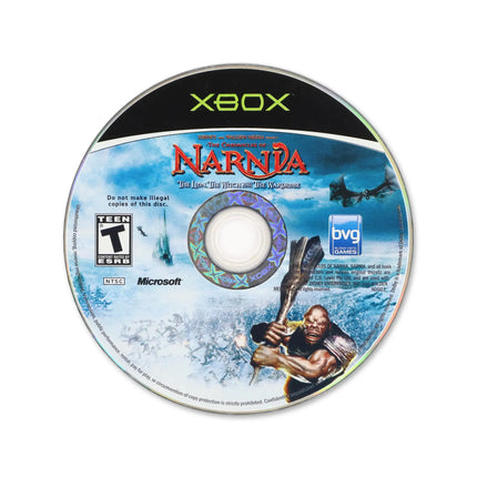 Chronicles of Narnia Lion Witch and the Wardrobe for Microsoft Xbox - Disc front with label - Game only.