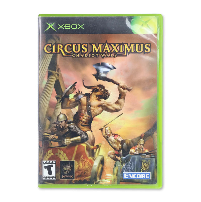 Circus Maximus Chariot Wars for Microsoft Xbox - Case front cover - Complete in box or case and game.