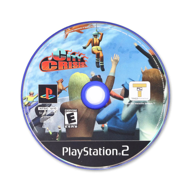 City Crisis for Sony PlayStation 2 - Disc front with label - Game only.