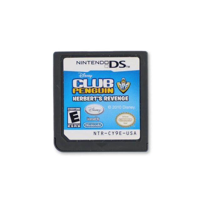 Club Penguin Elite Penguin Force: Herbert's Revenge for Nintendo DS - Cartridge front with label - Game only.