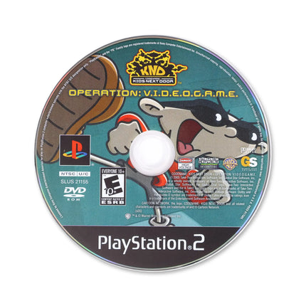 Codename Kids Next Door Operation VIDEOGAME for Sony PlayStation 2 - Disc front with label - Game only.