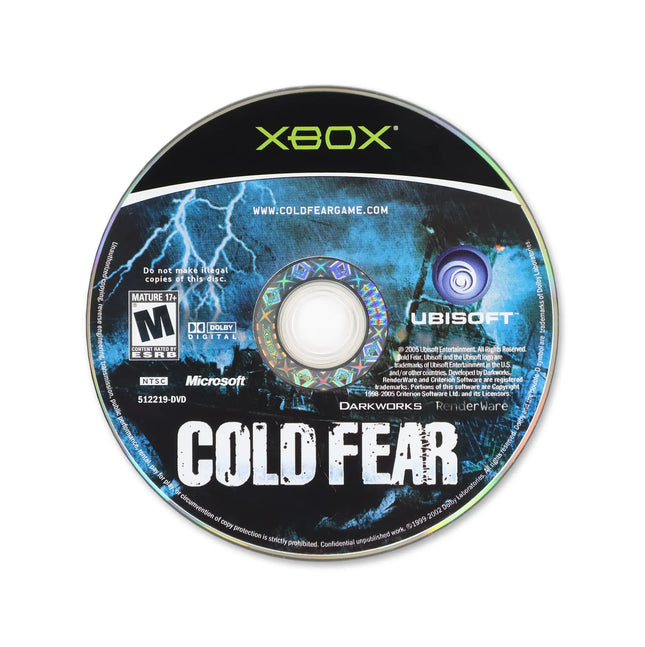Cold Fear for Microsoft Xbox - Disc front with label - Game only.