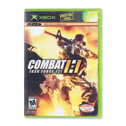 Combat Task Force 121 for Microsoft Xbox - Case front cover - Complete in box or case and game.