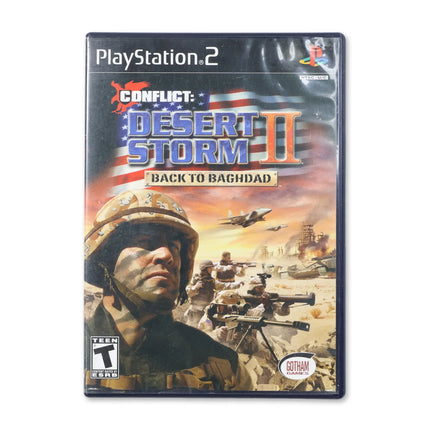 Conflict Desert Storm 2 for Sony PlayStation 2 - Case front cover - Complete in box or case and game.