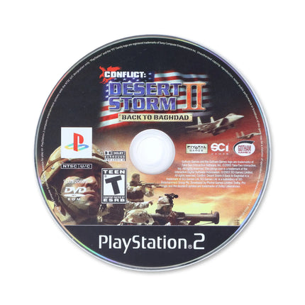 Conflict Desert Storm 2 for Sony PlayStation 2 - Disc front with label - Game only.