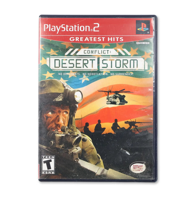 Conflict Desert Storm [Greatest Hits] for Sony PlayStation 2 - Case front cover - Complete in box or case and game.