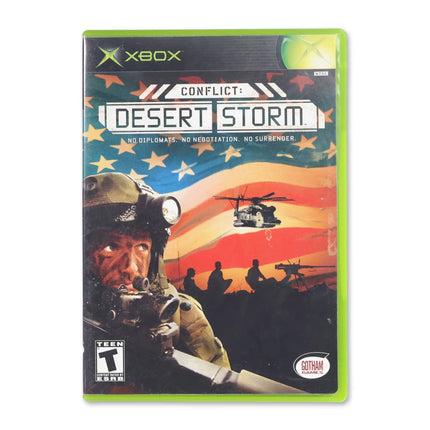 Conflict Desert Storm for Microsoft Xbox - Case front cover - Complete in box or case and game.