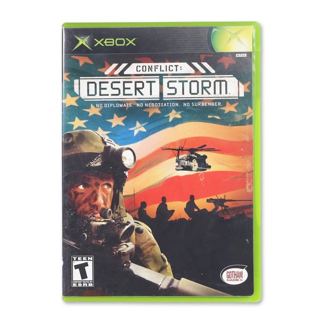 Conflict Desert Storm for Microsoft Xbox - Case front cover - Complete in box or case and game.
