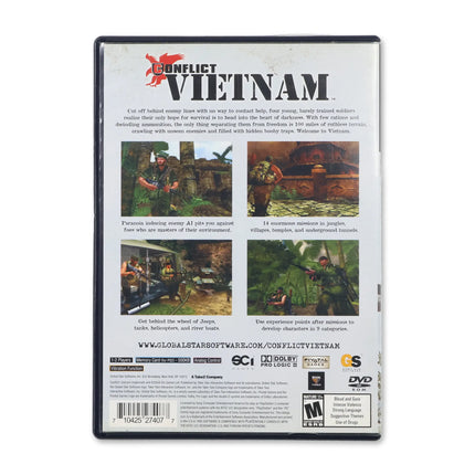 Conflict Vietnam for Sony PlayStation 2 - Case back cover - Product gallery.
