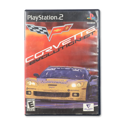 Corvette Evolution GT for Sony PlayStation 2 - Case front cover - Complete in box or case and game.