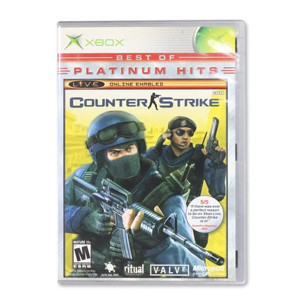 Counter Strike [Platinum Hits] for Microsoft Xbox - Case front cover - Complete in box or case and game.