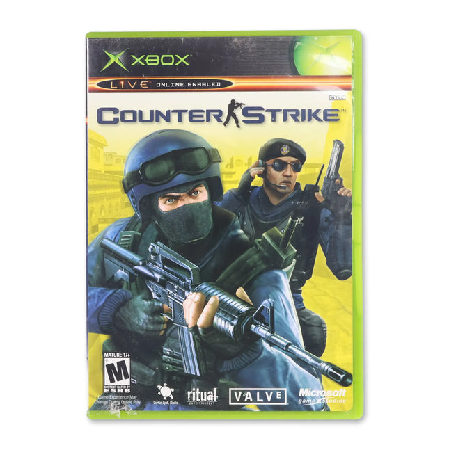 Counter Strike for Microsoft Xbox - Case front cover - Complete in box or case and game.