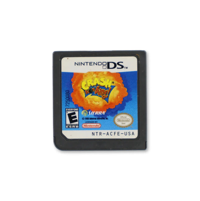 Crash Boom Bang for Nintendo DS - Cartridge front with label - Game only.
