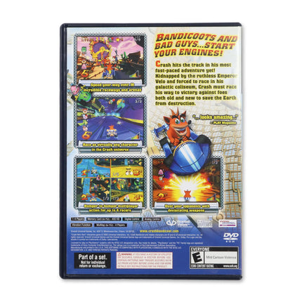 Crash Nitro Kart [Greatest Hits] for Sony PlayStation 2 - Case back cover - Product gallery.