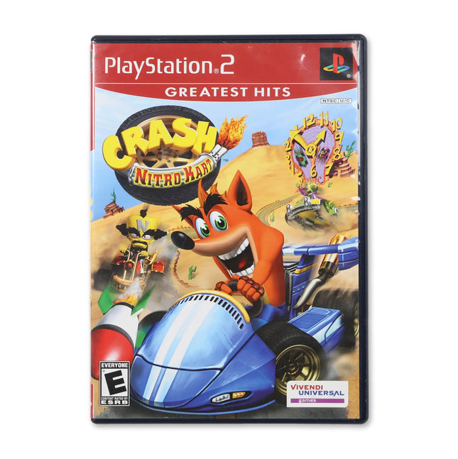 Crash Nitro Kart [Greatest Hits] for Sony PlayStation 2 - Case front cover - Complete in box or case and game.