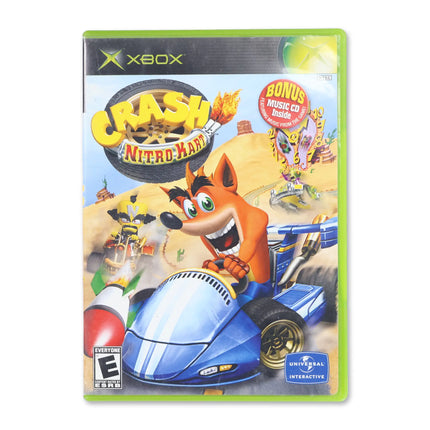 Crash Nitro Kart for Microsoft Xbox - Case front cover - Complete in box or case and game.