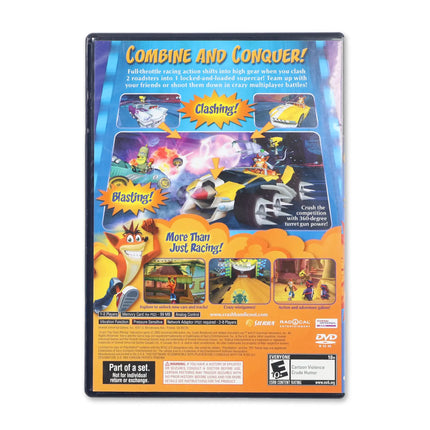 Crash Tag Team Racing for Sony PlayStation 2 - Case back cover - Product gallery.