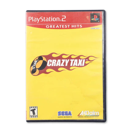 Crazy Taxi [Greatest Hits] for Sony PlayStation 2 - Case front cover - Complete in box or case and game.