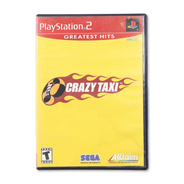 Crazy Taxi [Greatest Hits] for Sony PlayStation 2 - Case front cover - Complete in box or case and game.