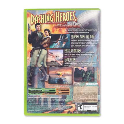 Crimson Skies for Microsoft Xbox - Case back cover - Product gallery.