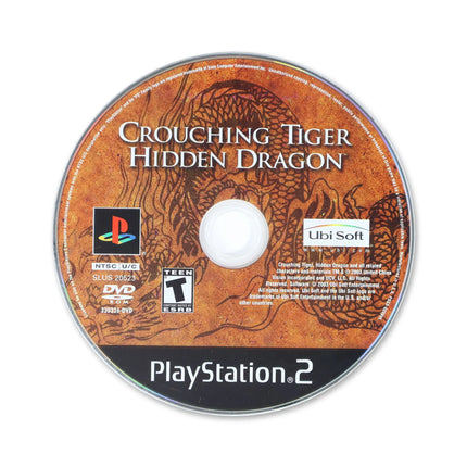 Crouching Tiger Hidden Dragon for Sony PlayStation 2 - Disc front with label - Game only.