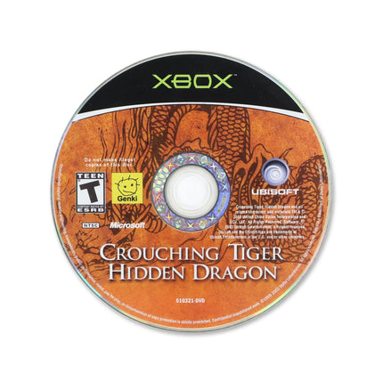 Crouching Tiger Hidden Dragon for Microsoft Xbox - Disc front with label - Game only.