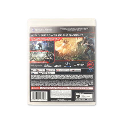 Crysis 3 [Hunter Edition] for PlayStation 3 - Box back - Product gallery.