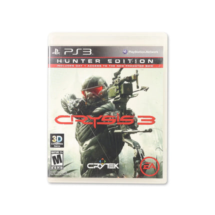 Crysis 3 [Hunter Edition] for PlayStation 3 - Box front - Complete in box or box and game.