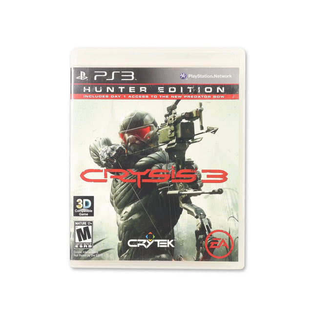 Crysis 3 [Hunter Edition] for PlayStation 3 - Box front - Complete in box or box and game.