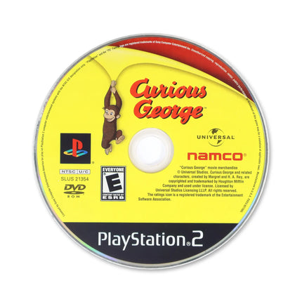 Curious George for Sony PlayStation 2 - Disc front with label - Game only.