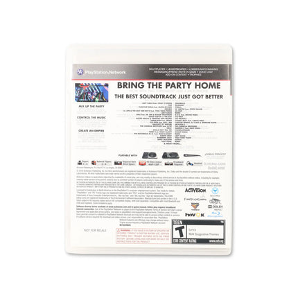 DJ Hero 2 for PlayStation 3 - Box back - Product gallery.