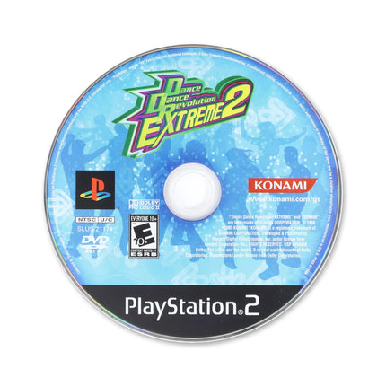 Dance Dance Revolution Extreme 2 for Sony PlayStation 2 - Disc front with label - Game only.