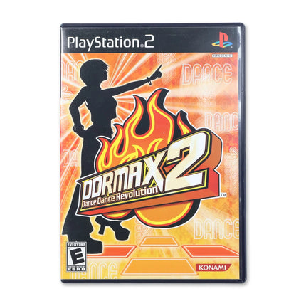Dance Dance Revolution Max 2 for Sony PlayStation 2 - Case front cover - Complete in box or case and game.