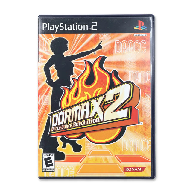 Dance Dance Revolution Max 2 for Sony PlayStation 2 - Case front cover - Complete in box or case and game.