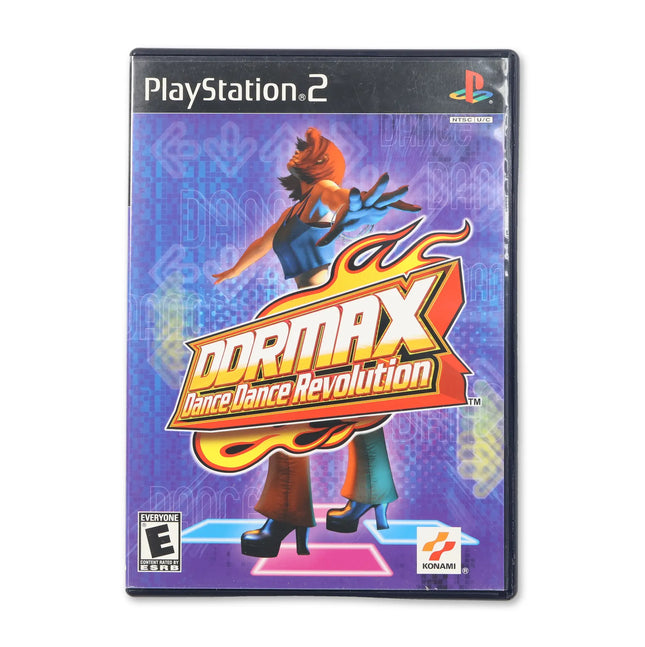 Dance Dance Revolution Max for Sony PlayStation 2 - Case front cover - Complete in box or case and game.