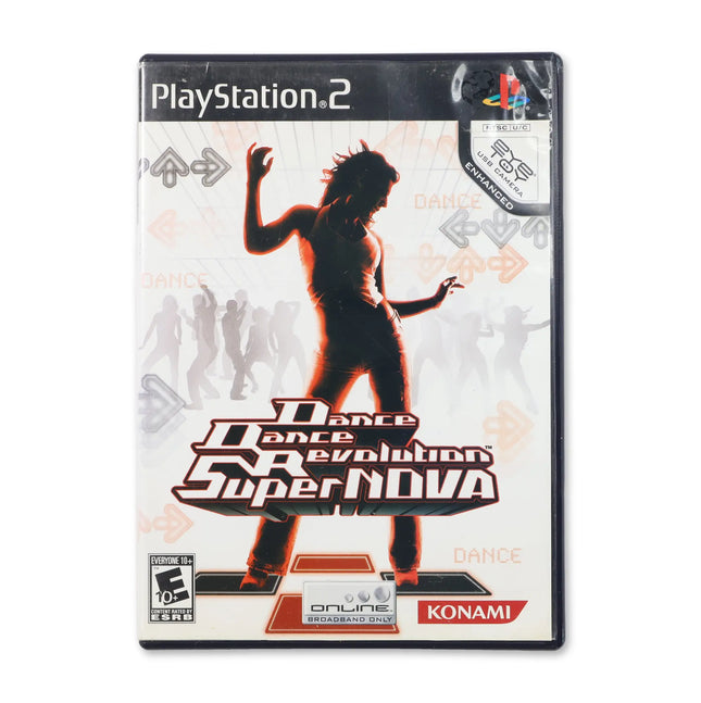 Dance Dance Revolution Supernova for Sony PlayStation 2 - Case front cover - Complete in box or case and game.