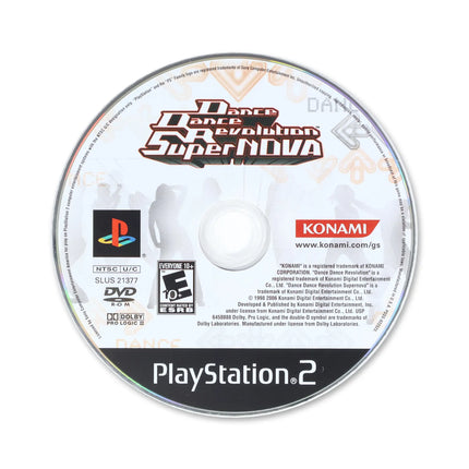 Dance Dance Revolution Supernova for Sony PlayStation 2 - Disc front with label - Game only.