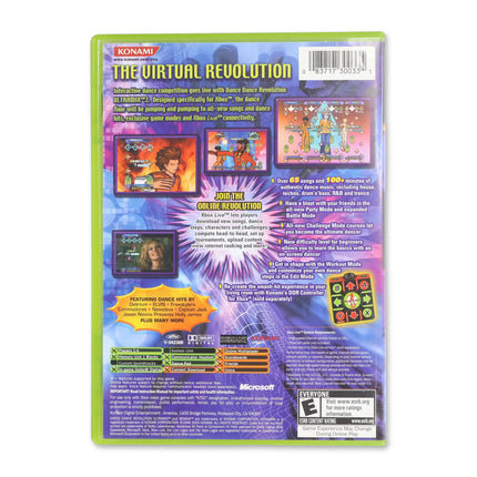 Dance Dance Revolution Ultramix 2 for Microsoft Xbox - Case back cover - Product gallery.