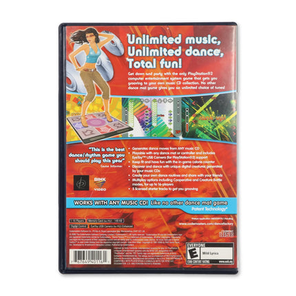 Dance Factory for Sony PlayStation 2 - Case back cover - Product gallery.